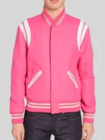 Saint Laurent Teddy Pink Jacket
