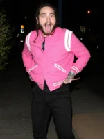 Saint Laurent Wool Teddy Jacket Pink