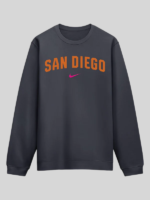 San Diego Padres City Connect Club 2-Hit Black Sweatshirt