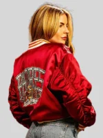 San Diego Padres x Petco 2026 Red Satin Bomber Jacket