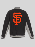 San Francisco Giants Black Varsity Wool Jacket
