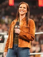Stephanie McMahon Monday Night RAW Brown Jacket