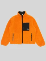 Stussy 8 Ball Orange Sherpa Jacket