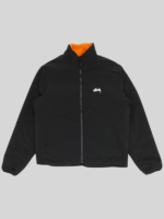 Stussy 8 Ball Reversible Sherpa Jacket Orange