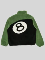 Stussy 8 Ball Sherpa Green Jacket