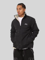 Stussy 8 Ball Sherpa Jacket white Reversible
