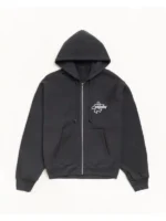 Stussy Surf Size Zip Hoodie Black
