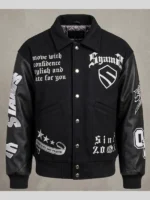 Syams Varsity End Game Black Jacket