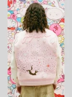 Takashi Murakami Japan Mononoke Sakura Varsity Jacket