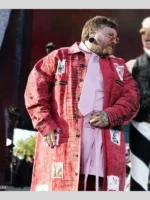 Teddy Swims 2026 Coachella Red Coat