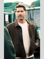 Tom Ellis CIA S01 Brown Jacket