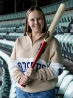 UCLA Health x Dodgers Quarter Zip Womens Night Pullover