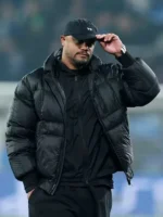 UEFA Champions League Vincent Kompany Black Puffer Jacket