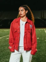 United States Levi's Denim Jacket Red