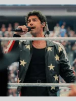 WWE 2026 WrestleMania 42 Joe Jonas USA Leather Jacket