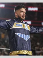 WWE Raw Debut 2026 Ethan Page Blue Jacket