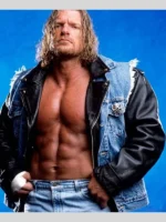 WWE Triple H Denim Black Jacket