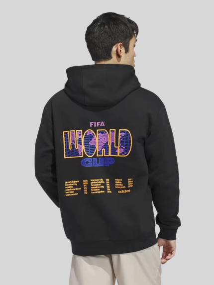 2026 FIFA World Cup Adidas Black Tour Hoodie
