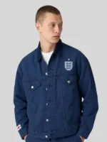2026 Levi’s England Football Type Iii Jacket Blue Denim