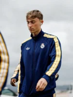 Adidas Real Madrid Navy Blue Track Jacket Unisex