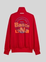 Adidas x Bad Bunny Barcelona Firebird Red Track Jacket