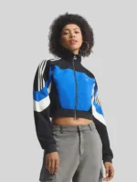 Adidas x Blocking Track Cropped Jacket
