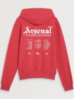 Arsenal Champions Squad 25-26 Hoodie Red