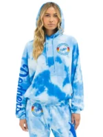 Aviator Nation Los Angeles Dodgers Hand Dyed Relaxed Pullover Hoodie