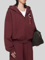 BRUCE LEE x LỰU ĐẠN Burgundy Hoodie
