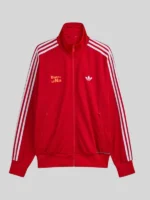 Bad Bunny Barcelona Firebird Adidas Track Jacket Red