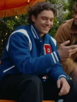 Belmont Cameli Off Campus Blue Varsity Jacket