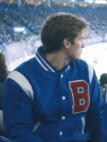 Belmont Cameli Off Campus Blue Wool Varsity Jacket