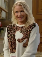 Bold And The Beautiful Katherine Kelly Lang Leopard Jumper