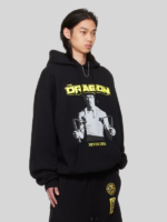 Bruce Lee Hoodie Black LUU DAN Oversized