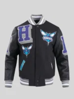 Charlotte Hornets Mashup Varsity Jacket