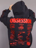 Cinegogue x Obsession One Wish Willow Black Hoodie