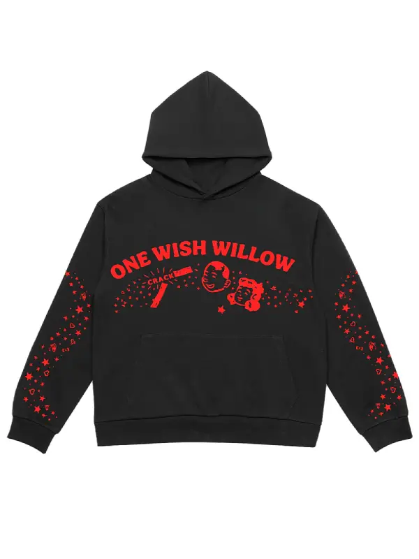 Cinegogue x Obsession One Wish Willow Hoodie Black Cinegogue x Obsession One Wish Willow Hoodie Black