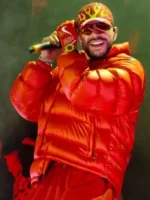 Colombia Red Puffer Jacket Ryan Castro