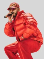 Colombia Ryan Castro Puffer Jacket Red
