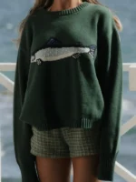 Dairy Boy The Fisherman's Daughter Green Sweater