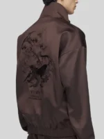 Dark Brown Y-3 Satin Jacket