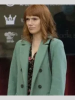 Diana Gomez Valeria Green Long Coat
