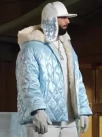 Drake ICEMAN Puffer Jacket Blue