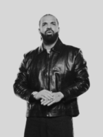 Drake Iceman National Treasures Jacket Black Leather