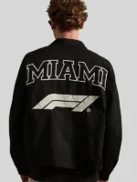 Formula 1 x Pacsun Miami Work Black Jacket