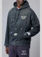 Gallery Dark Grey Hoodie Dept Paint Logo