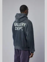 Gallery dark Grey Dept Paint Logo Hoodie
