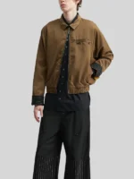 Glass Cypress Brown Chore Zipper Jacket