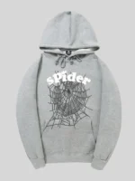 Grey Spider Pullover Hoodie