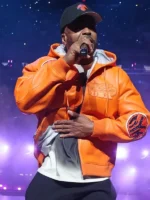 Halftime Show Method Man Knicks Game 2 Orange Jacket